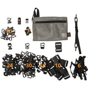 Hotshot Buckle Repair Kit - Crew - Black